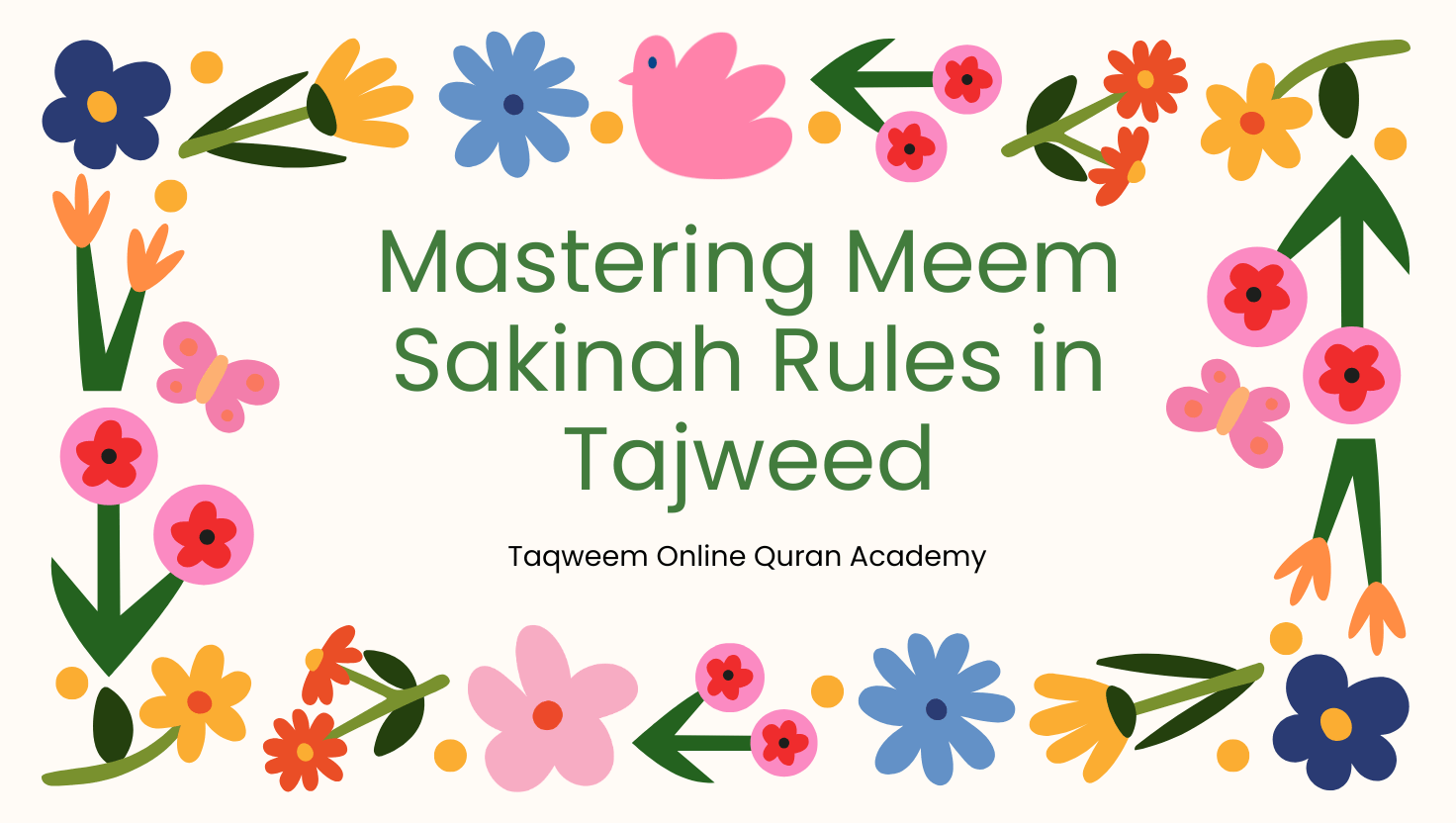 Mastering Meem Sakinah Rules in Tajweed