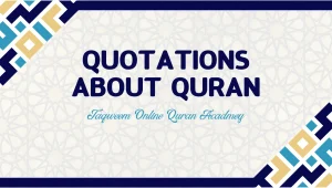 Quotations About Quran