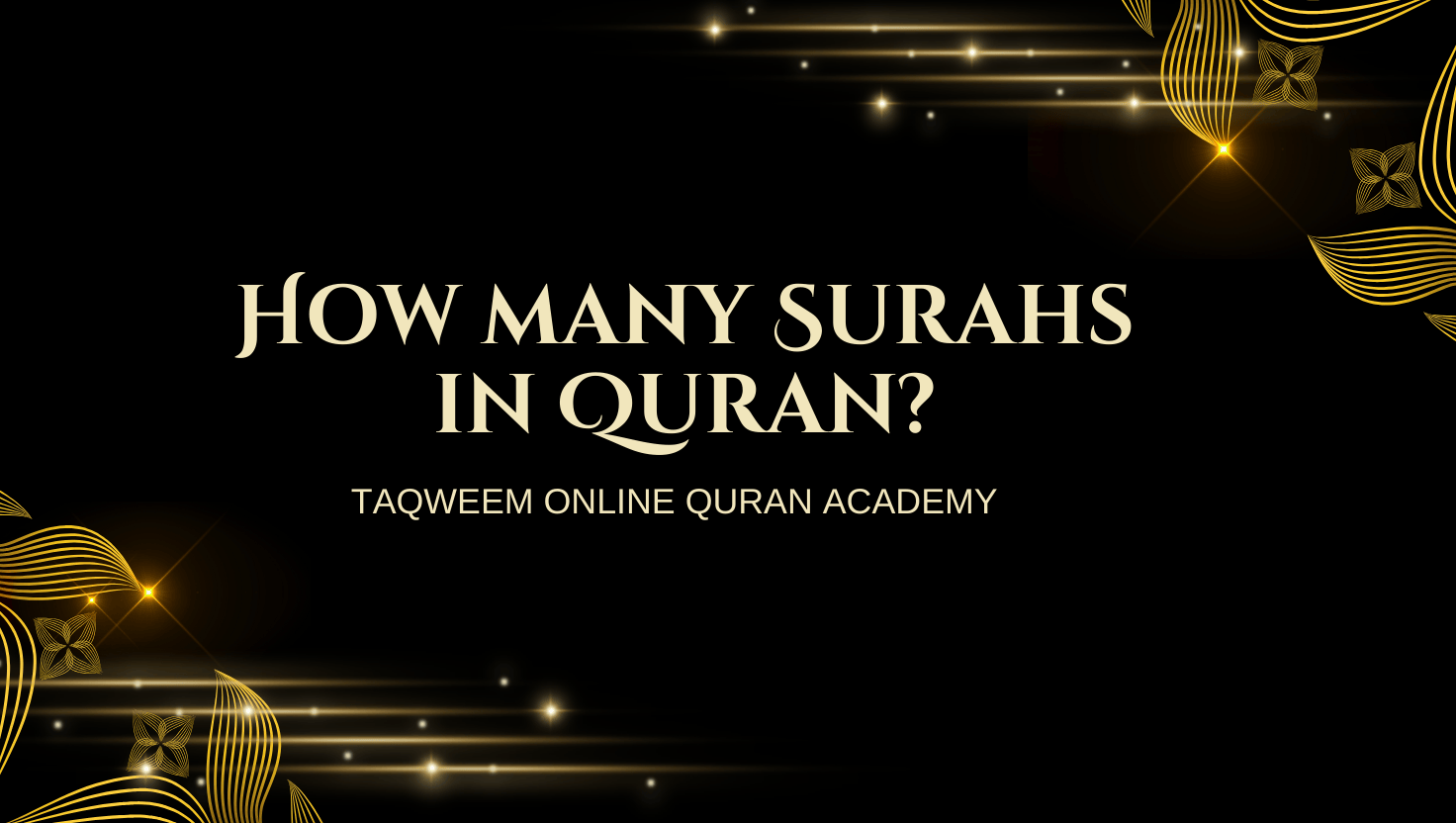 How many Surahs in Quran?