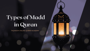 Types of Madd in Quran